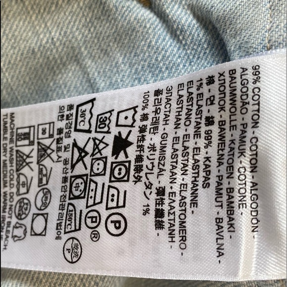 LEVI’S Women’s Denim Trucker Jacket Sun Baked Blue Size 3X NEW - Picture 4 of 5